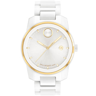 Movado - Bold Verso 42 mm White Ceramic Case & Bracelet - 3600900