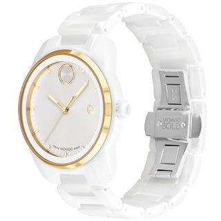 Movado - Bold Verso 42 mm White Ceramic Case & Bracelet - 3600900