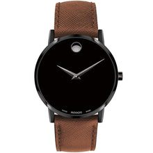 Load image into Gallery viewer, Movado - Museum Classic 40 mm Black PVD Case &amp; Dial Leather Band - 607198