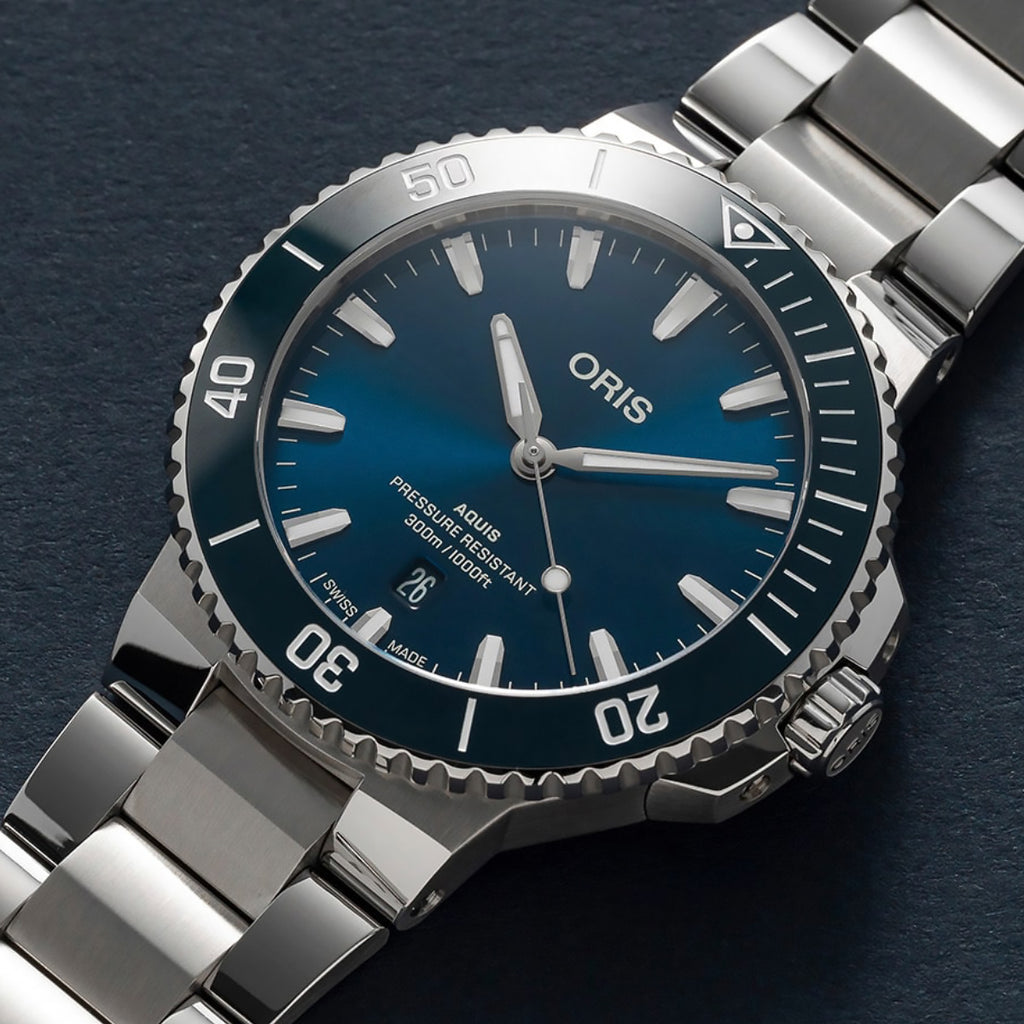 Oris - Aquis 43.5 mm Blue Dial Stainless Steel - 01733778941350782304PEB