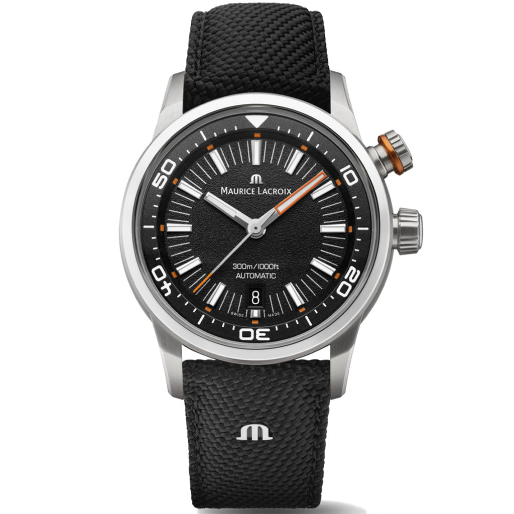 Maurice Lacroix - Points S Diver Orange & Black Straps - PT6248-SS00L-330-J