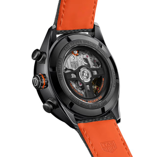 TAG Heuer - Carrera 44 mm X Porsche Orange Racing Chronograph - CBN2A1M.FC6526