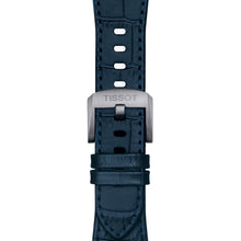 Load image into Gallery viewer, Tissot - Prx 40 mm Automatic Powermatic 80 Blue Waffle Dial Leather - T1374071604100