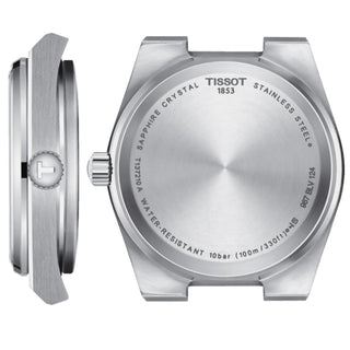 Tissot - PRX 35 mm Quartz White Mother of Pearl Dial Stainless Bracelet Date - T1372101111100