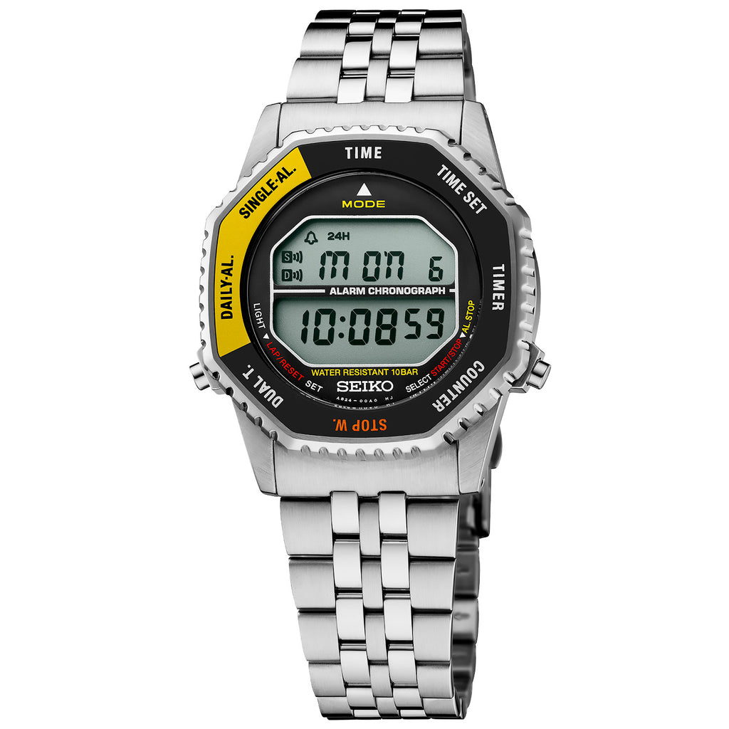 Seiko - Rotocall 1982 "Astronaut" Octagonal Rotary Yellow Bezel - SMGG17