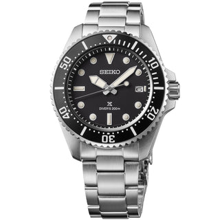 Seiko - Prospex Sea Solar Diver Black Dial & Bezel - SNE597