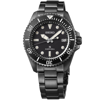 Seiko - Prospex Sea Solar Diver Black PVD Case - SNE599