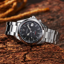Load image into Gallery viewer, Seiko - Alpinist 1959 Vintage Black Dial Steel Bracelet - SPB117