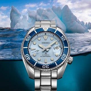 Seiko - Sumo Ice Diver U.S. Special Edition Ice blue Dial - SPB179