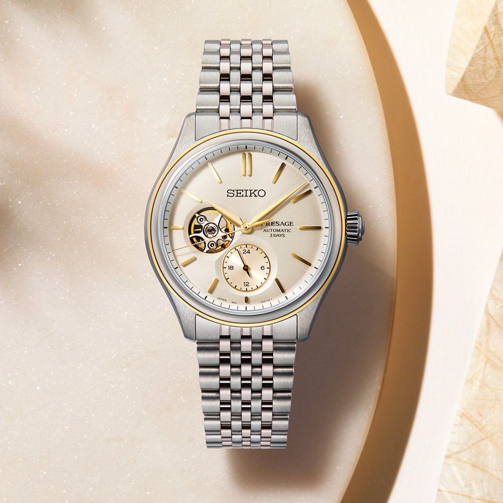 Seiko - Presage Classic Open Heart “Shiro-Iro” Silk Dial - SPB480