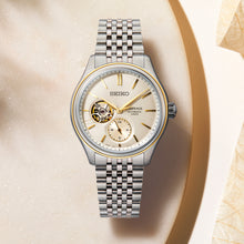 Load image into Gallery viewer, Seiko - Presage Classic Open Heart “Shiro-Iro” Silk Dial - SPB480
