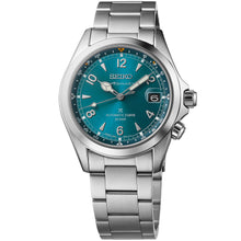 Load image into Gallery viewer, Seiko - Alpinist Turquoise Teal Compass Dial Steel Bracelet - SPB503