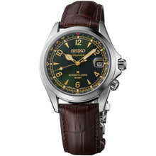 Load image into Gallery viewer, Seiko - Alpinist Green Compass Dial Leather Strap - SPB507