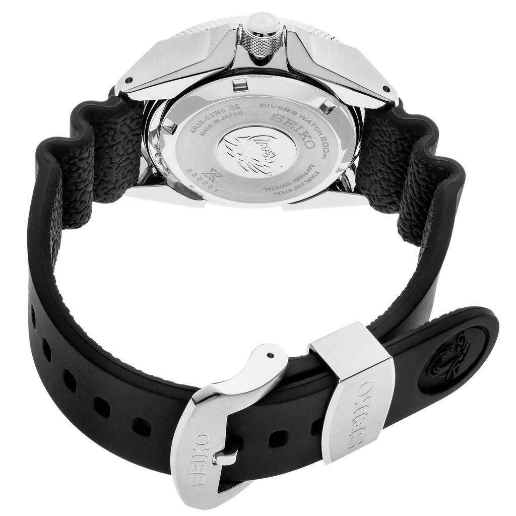 Seiko - Prospex "Samurai" Diver White Dial Rubber Strap - SRPE37