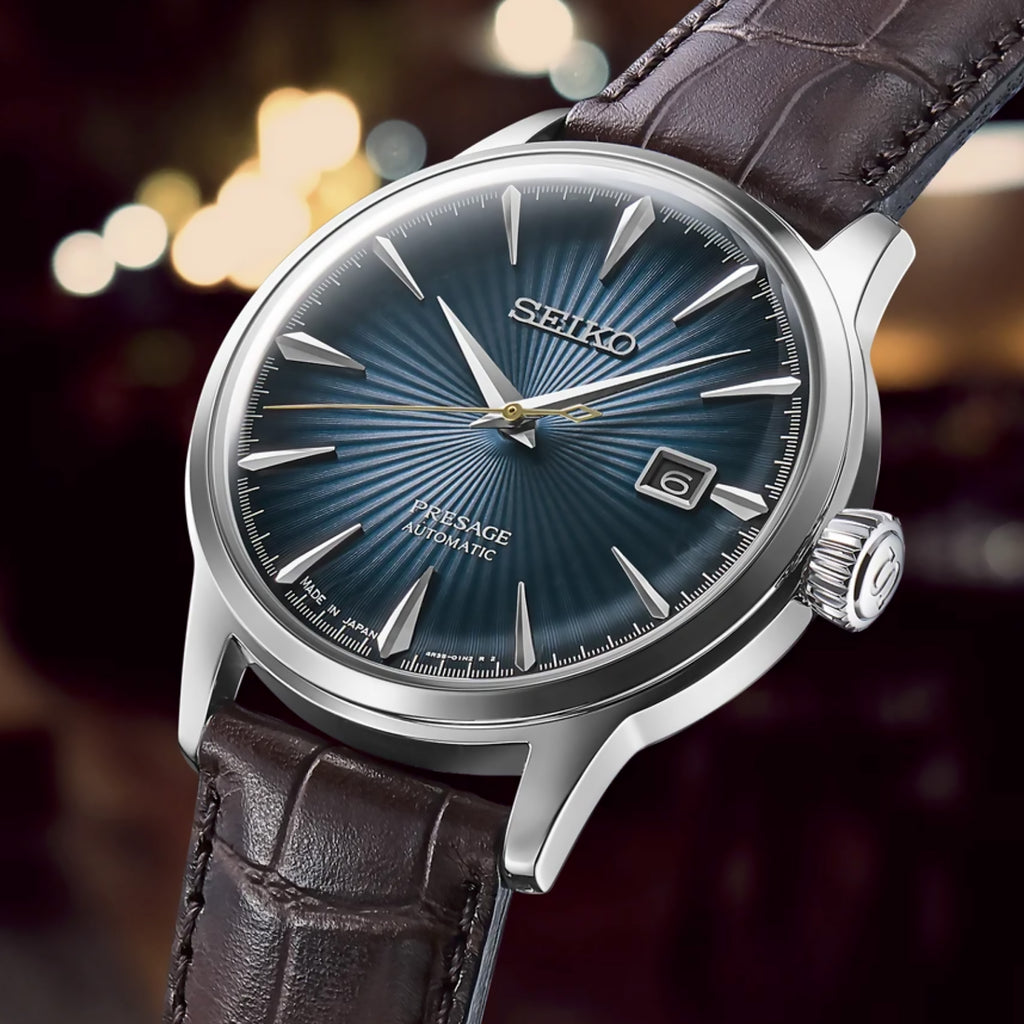 Seiko - Presage Cocktail Time Blue Moon Dial - SRPK15
