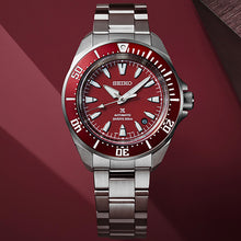 Load image into Gallery viewer, Seiko - Prospex &quot;Samurai&quot; Diver Red Dial Steel Bracelet - SRPL11