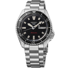 Load image into Gallery viewer, Seiko - Seiko5 Sports SKX Day Date Black Dial &amp; Bezel - SRPL85