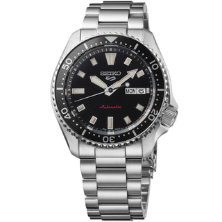 Seiko - Seiko5 Sports SKX Day Date Black Dial & Bezel - SRPL85