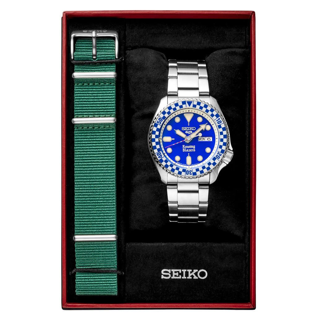 Seiko - 5 Sports Rowing Blazers X Blue Dial Limited Edition - SRPM19
