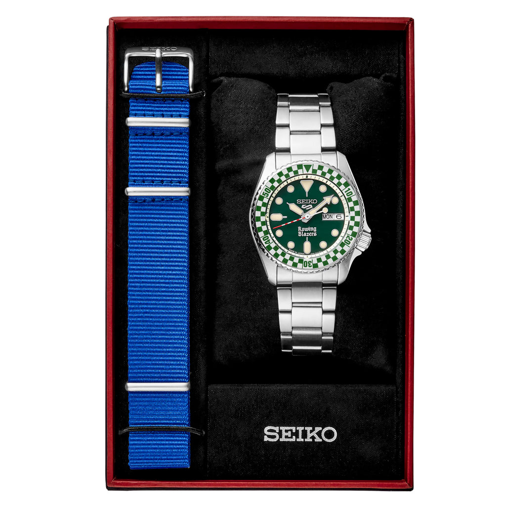 Seiko - 5 Sports Rowing Blazers X Green Dial Limited Edition - SRPM21