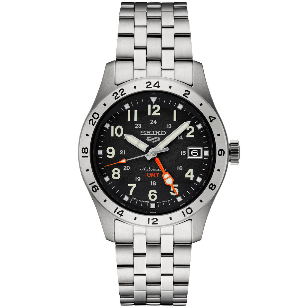 Seiko - 5 Field Series GMT Stainless Steel Bracelet Automatic - SSK023