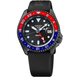 Seiko - Seiko5 Sports PEPSI Limited Black PVD GMT - SSK047