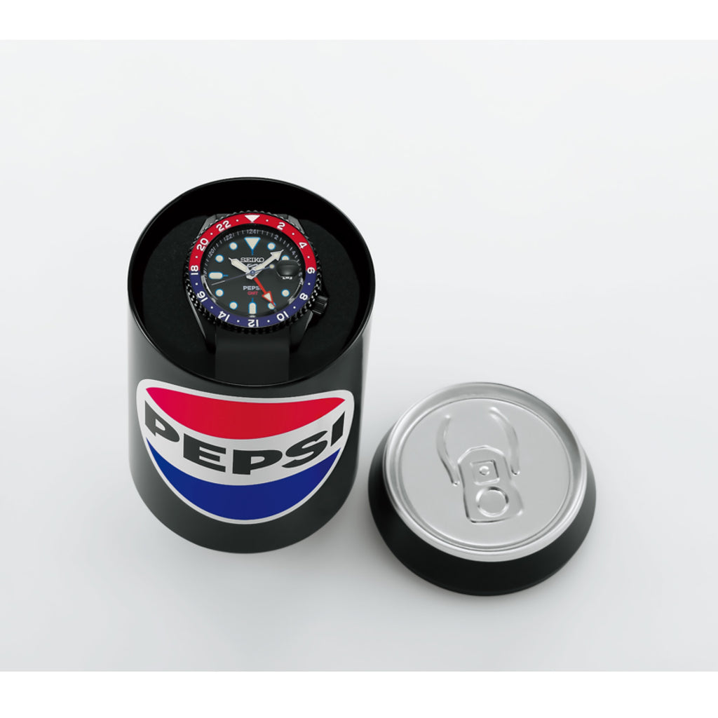 Seiko - Seiko5 Sports PEPSI Limited Black PVD GMT - SSK047