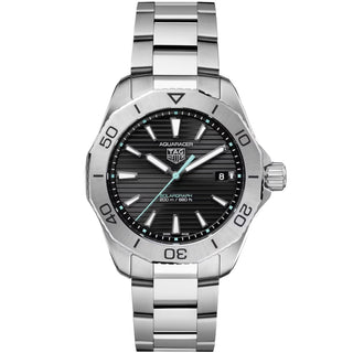 TAG Heuer - Aquaracer 40 mm Solargraph Professional 200 Black Dial - WBP1114.BA0000