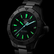 Load image into Gallery viewer, Tag Heuer - Aquaracer 40 mm Solargraph Professional 200 Black Dial - WBP1114.BA0000