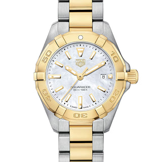 TAG Heuer - Aquaracer 27 mm Women's Mother of Pearl Dial Two-Tone - WBD1420.BB0321