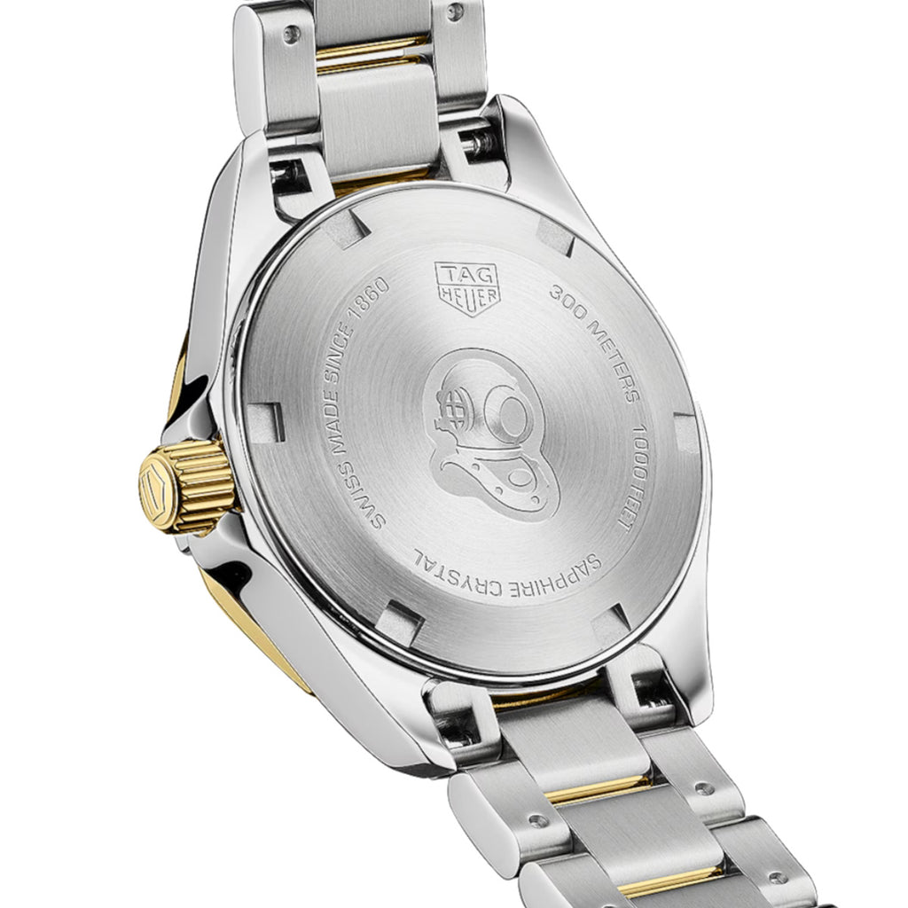 Tag Heuer - Aquaracer 27 mm Women's Mother of Pearl Diamond Dial Two-Tone - WBD1422.BB0321