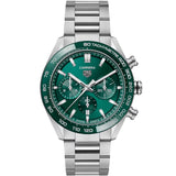 Tag Heuer - Carrera 44 mm Automatic Chronograph Green Dial & Bezel - CBN2A1N.BA0643