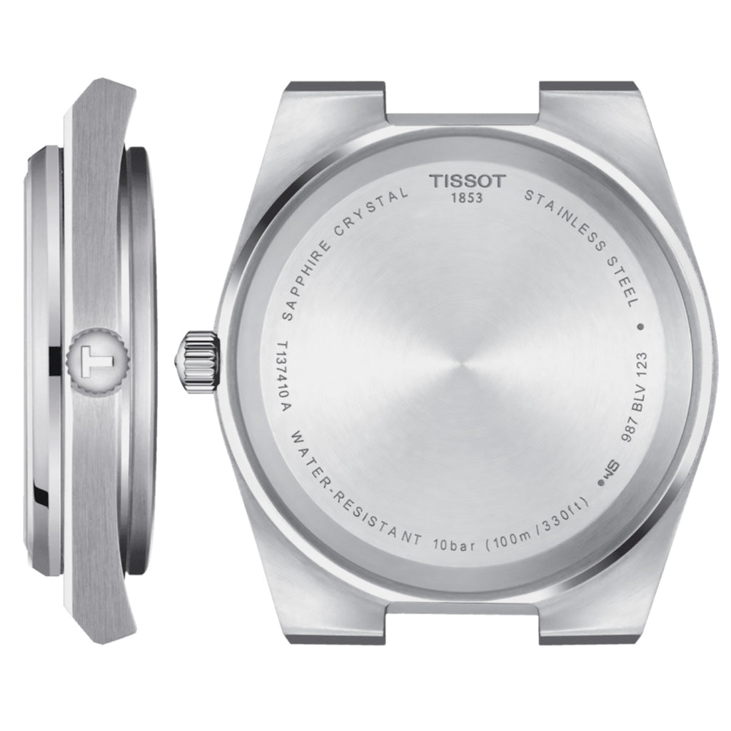 Tissot - PRX 40 mm Quartz Black Dial Stainless Steel Bracelet  - T137.410.11.051.00