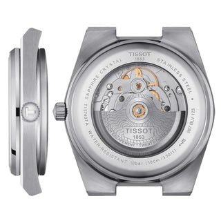 Tissot - PRX 40 mm Automatic Powermatic 80 Black Chameleon Dial - T1374071105101