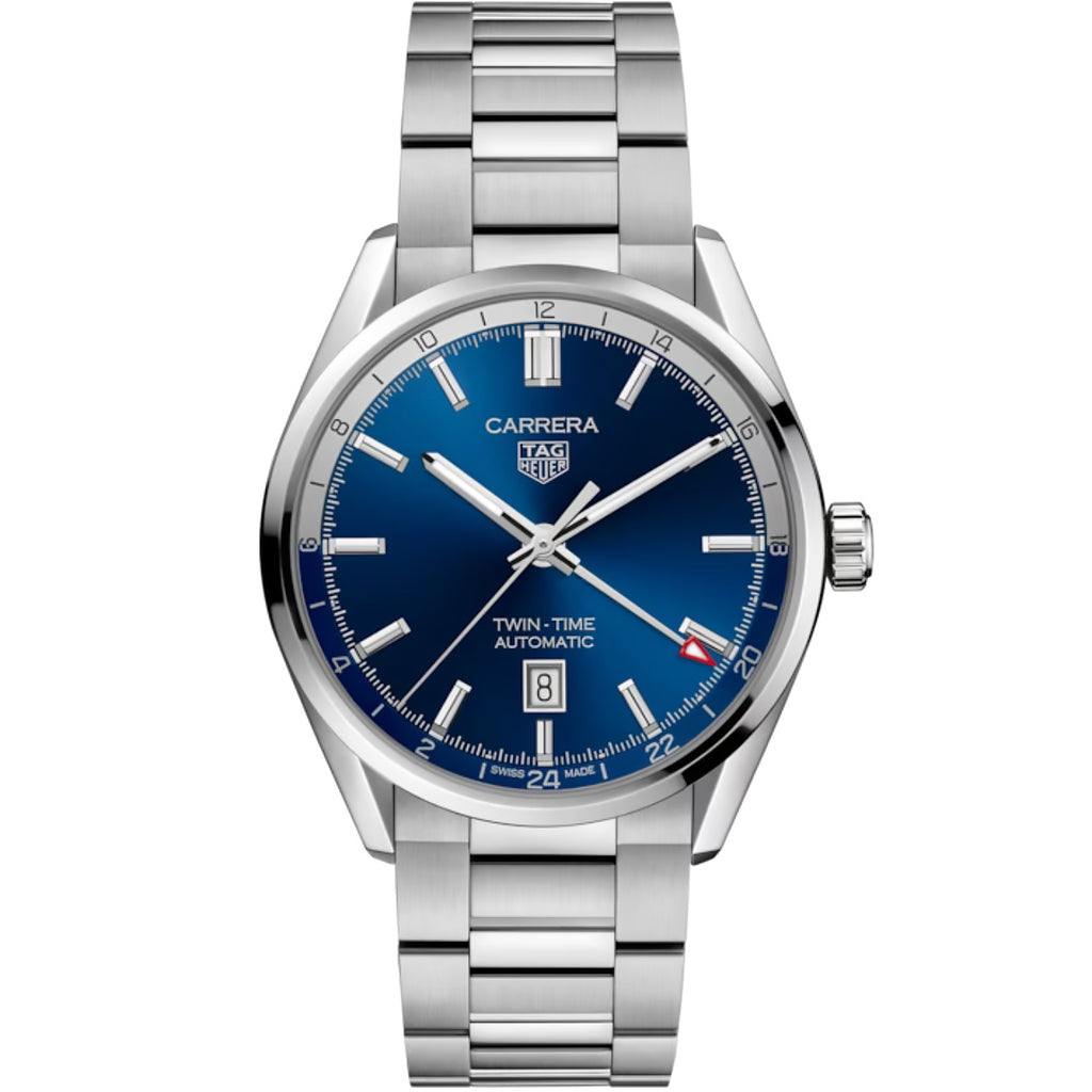 Tag Heuer - Carrera 41 mm GMT Automatic Twin Time Date - WBN201A.BA0640