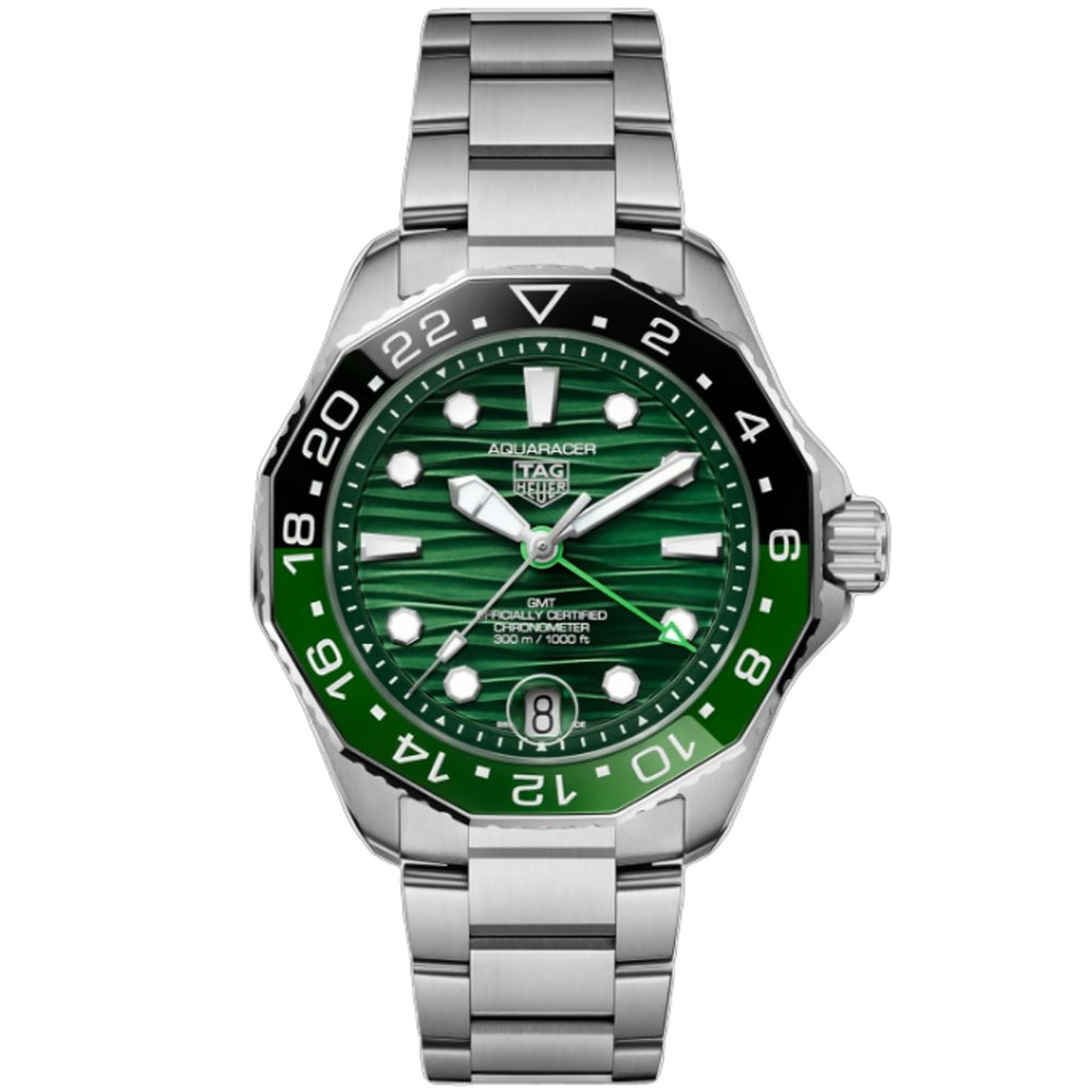 TAG Heuer - Aquaracer 42 mm 300 Professional GMT Green Dial - WBP5115.BA0013