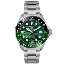 Load image into Gallery viewer, TAG Heuer - Aquaracer 42 mm 300 Professional GMT Green Dial - WBP5115.BA0013