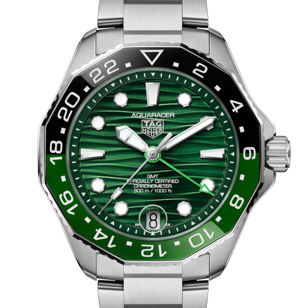 TAG Heuer - Aquaracer 42 mm 300 Professional GMT Green Dial - WBP5115.BA0013