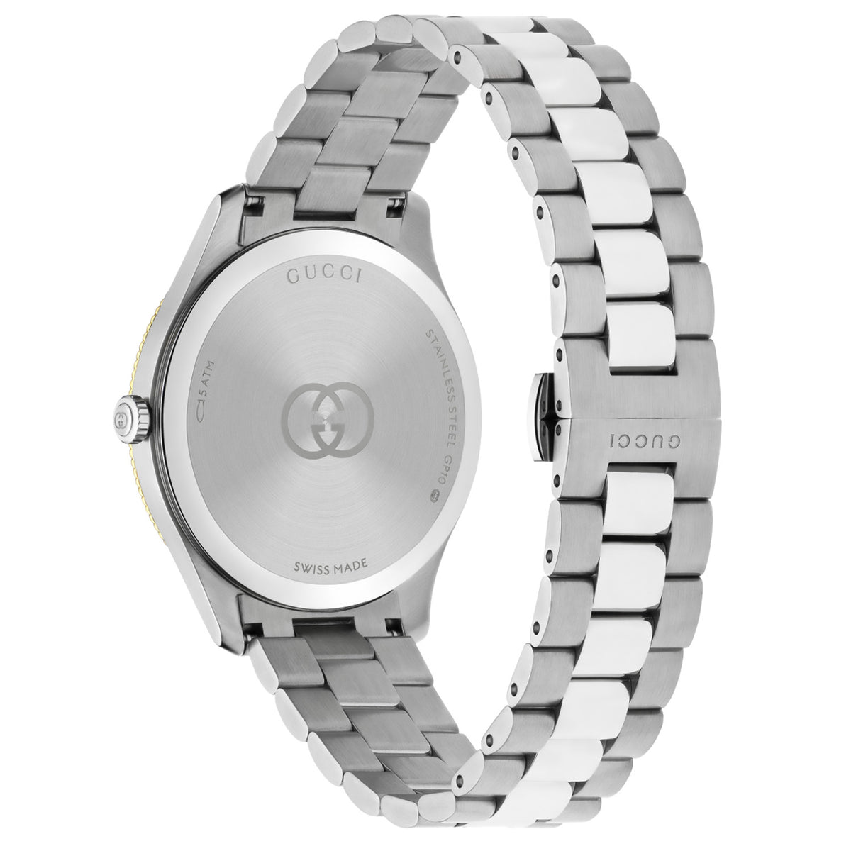 Gucci G-Timeless Yellow Gold PVD Bezel Stainless Steel Case - YA126423 ...