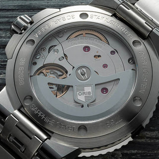 Oris - Aquis 43.5 mm Calibre 400 Blue Dial Rubber Band  - 0140077634135-0742474EB