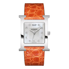 Load image into Gallery viewer, Hermes - Heure &quot;H&quot; Mother of Pearl Diamond Dial - 036840WW00