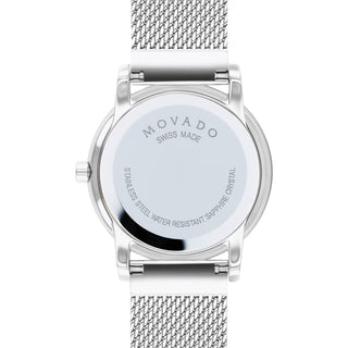Movado - Museum Classic Diamond Bezel Mother of Pearl Dial - 0607306