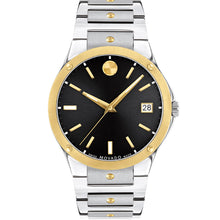 Load image into Gallery viewer, Movado - SE Stainless Case &amp; Bracelet Yellow Gold PVD Sun-Ray Dial 41mm - 0607596