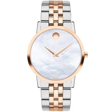 Load image into Gallery viewer, Movado - Museum Classic 33 mm Mother of Pearl Dial Two-Tone Rose Gold - 0607629