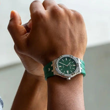 Load image into Gallery viewer, Maurice Lacroix - AIKON 42 mm Automatic Green Dial SS &amp; Rubber Straps - AI6008-SS00F-630-D