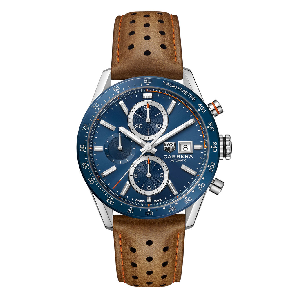 Tag Heuer - Carrera 41mm Automatic Chronograph watch with Day/Date - CBM2112.FC6455