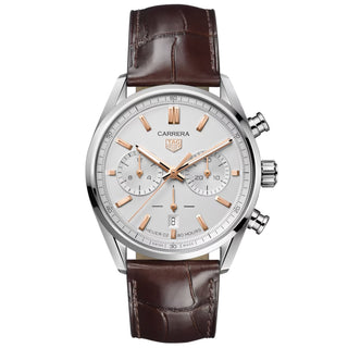 TAG Heuer - Carrera 42 mm White Dial Automatic Chronograph - CBN2013.FC6483