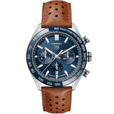 TAG Heuer - Carrera 44 mm Automatic Chronograph Blue Dial - CBN2A1A.FC6537