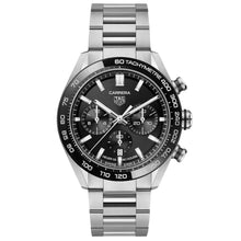Load image into Gallery viewer, Tag Heuer - Carrera 44 mm Automatic Chronograph Black Dial - CBN2A1B.BA0643