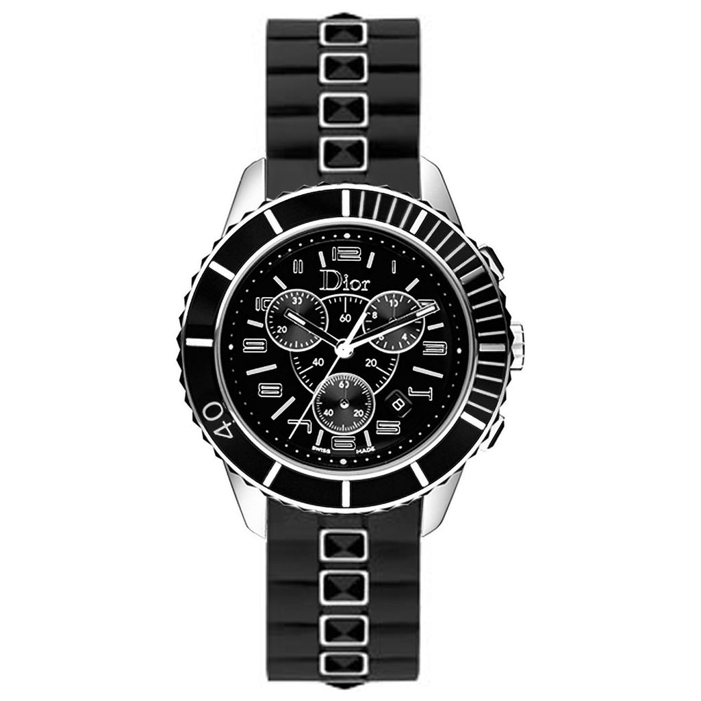 Christian Dior Christal Chronograph Black Sapphire watch CD114317R001